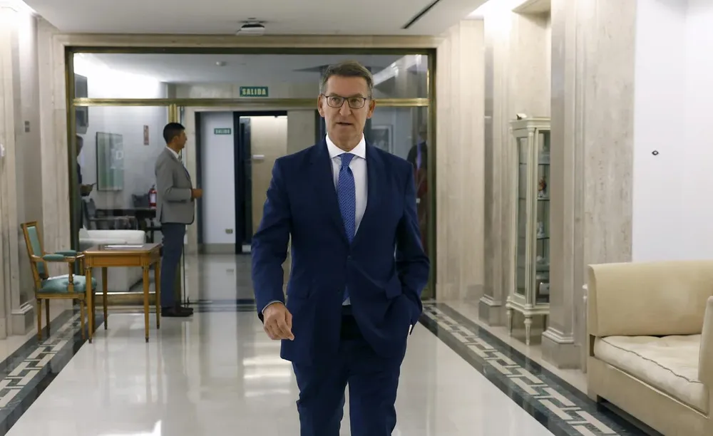 Alberto Núñez Feijóo, en una imagen de archivo / EFE (pool)