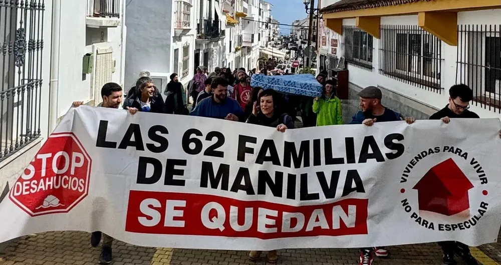 Manifestación este martes en Manilva ante el desalojo / Málaga para vivir
