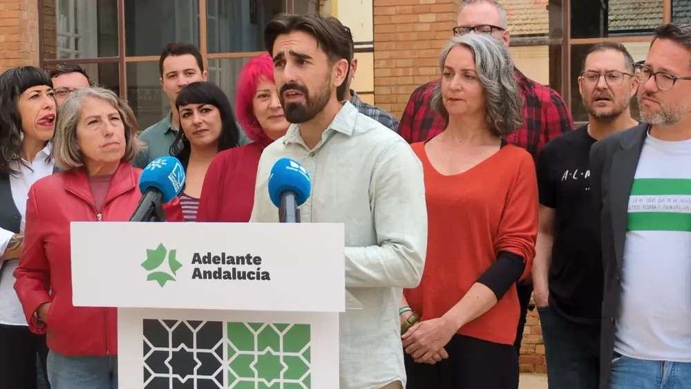 El 'número uno' de Adelante Andalucía por Málaga al 17M, Luis Rodrigo. / Samuel Saborido