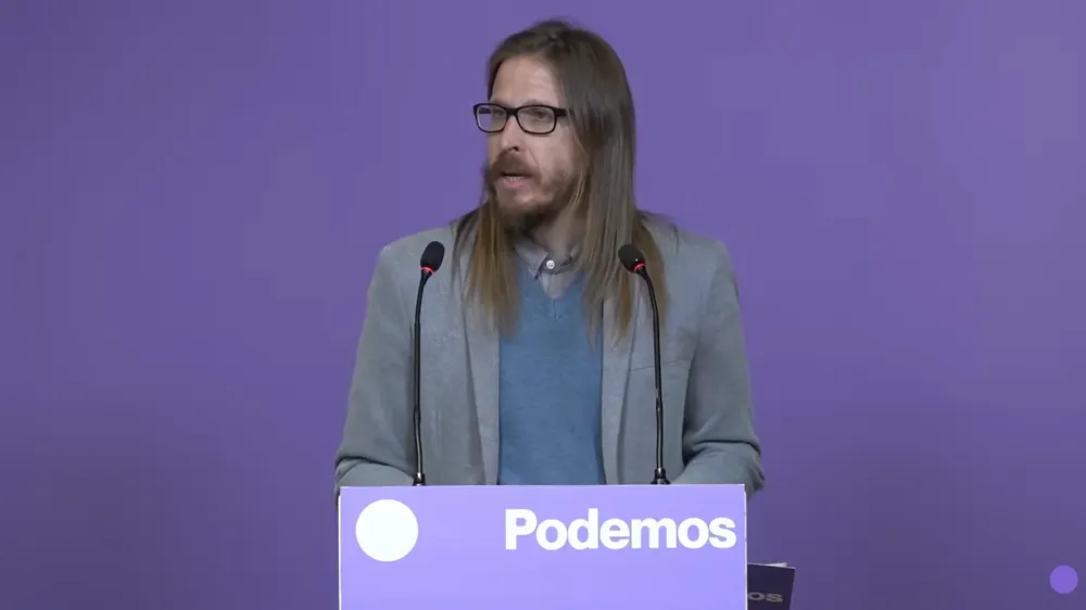 El portavoz de Podemos, Pablo Fernández.